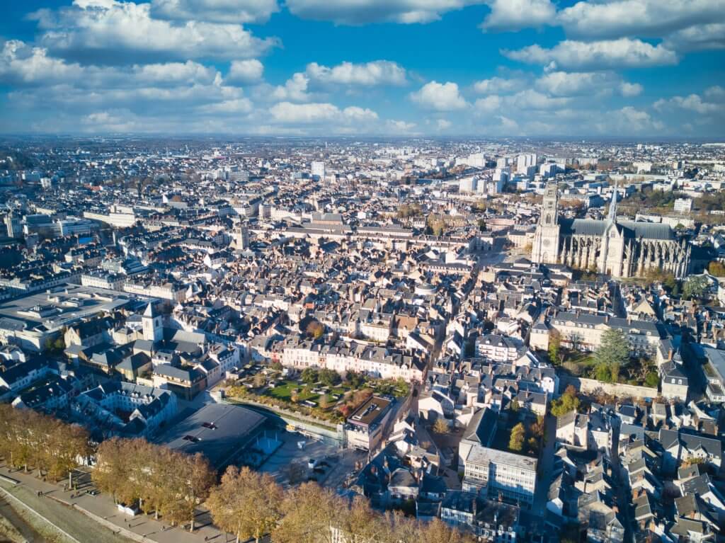 Orléans centre drone 2