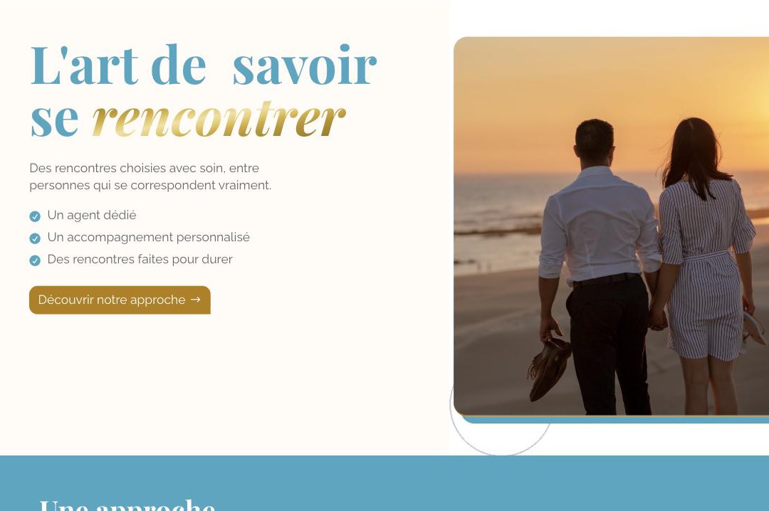 Unylove, agence de rencontre humaine (capture du site) Capture du site Unylove, agence de rencontre humaine